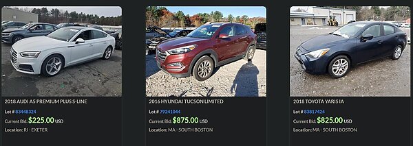 Copart auto auction website
